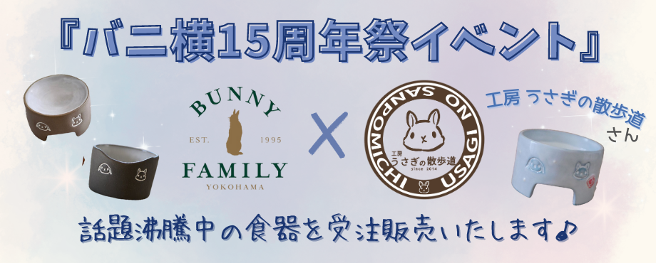 バニーファミリー横浜 うさぎ専門店/うさぎブリーダー/うさぎ用品通販/うさぎホテルトップ画像